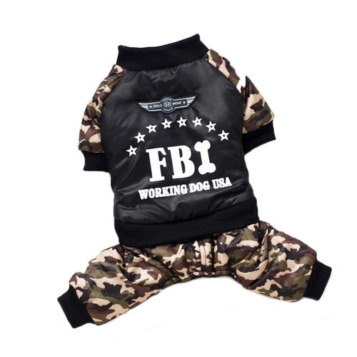 Chaqueta FBI para Perro
