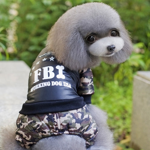 Chaqueta FBI para Perro