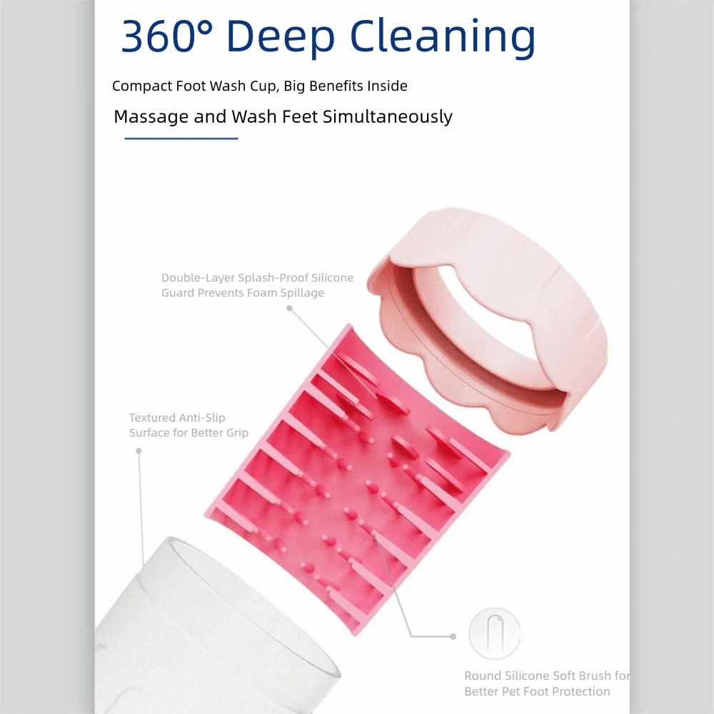 Limpiador de patas silicona.