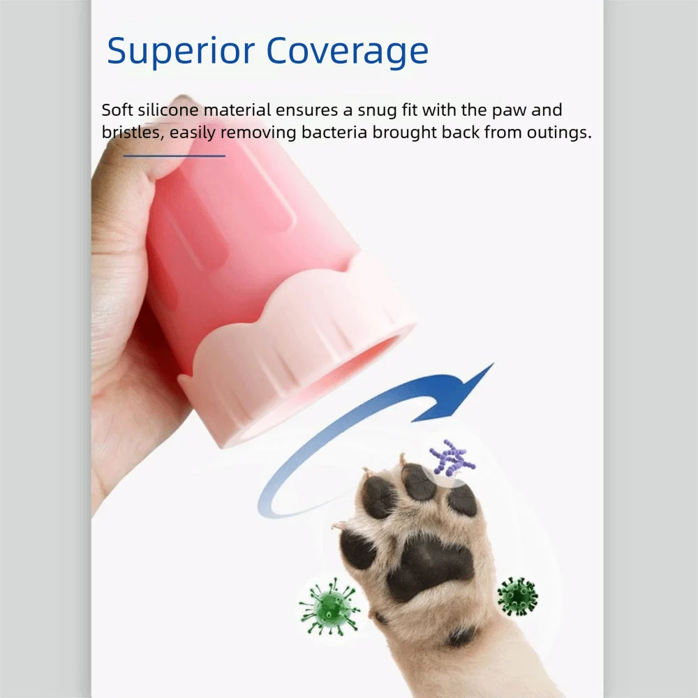 Limpiador de patas silicona.