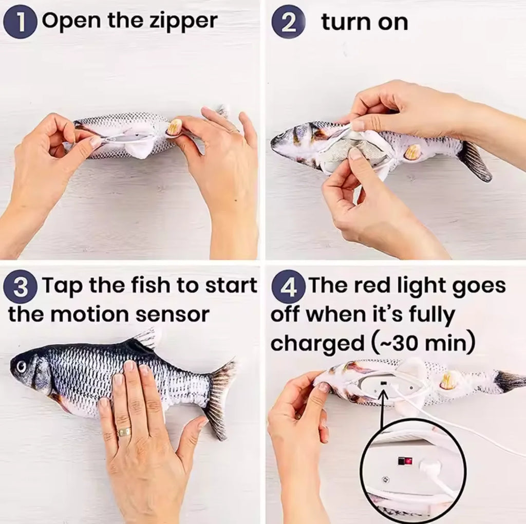 Pez interactivo para mascota