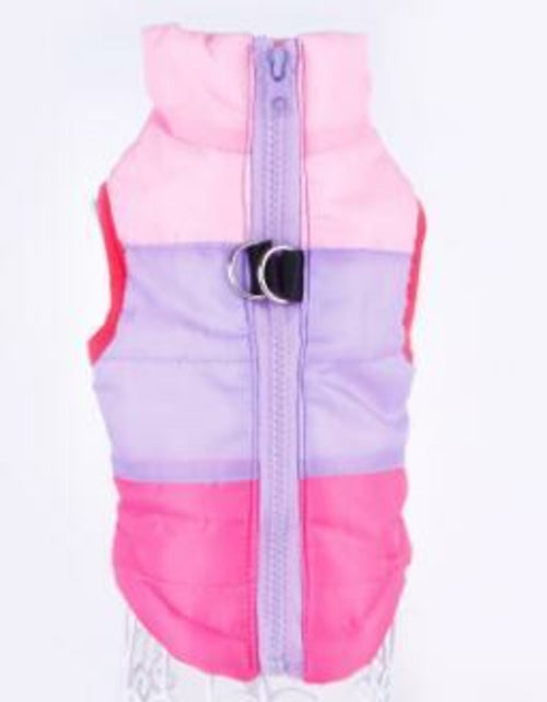 Chaqueta con Arnés Multicolor para Perros.